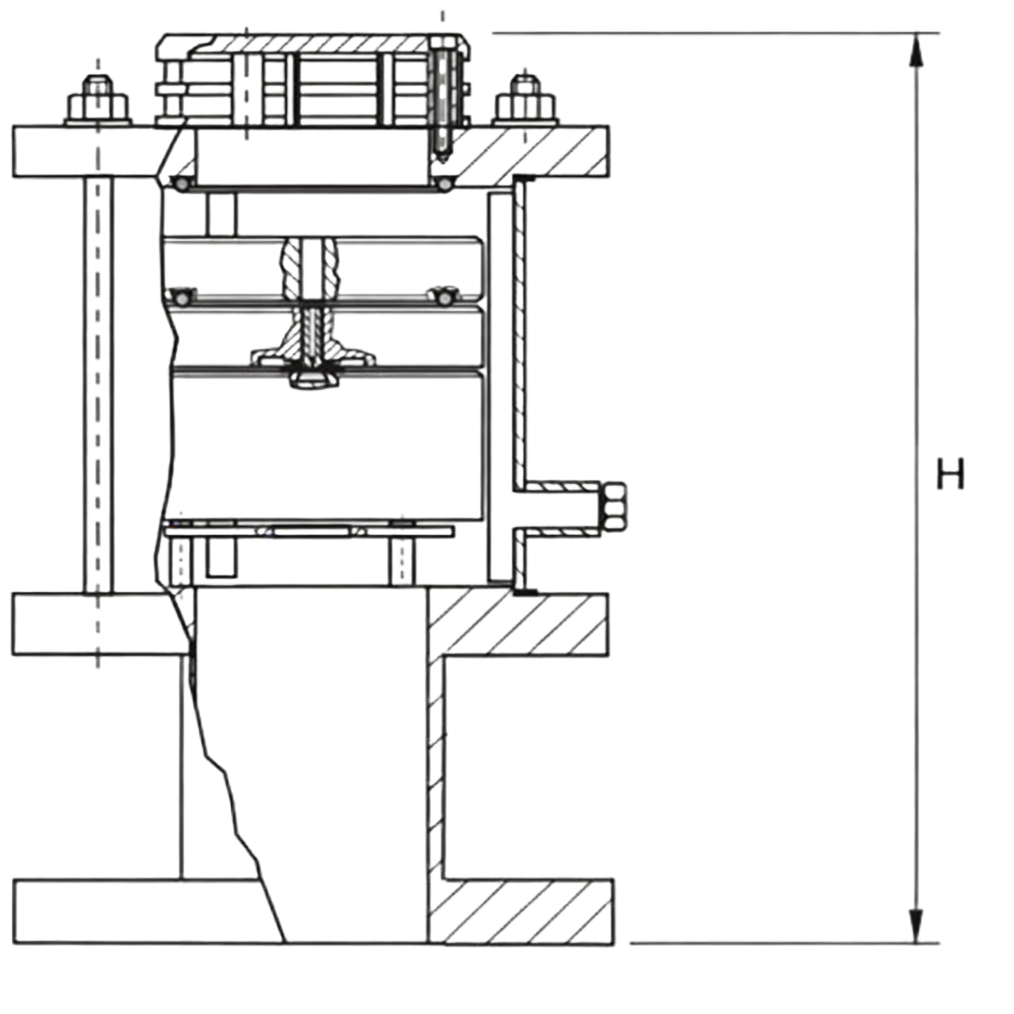 High-pressure floating ball valve