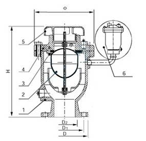 High-pressure floating ball valve