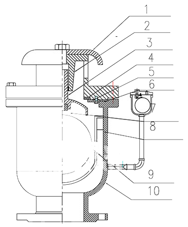 High-pressure floating ball valve