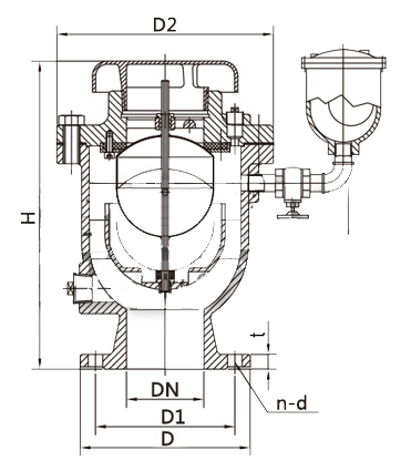 High-pressure floating ball valve